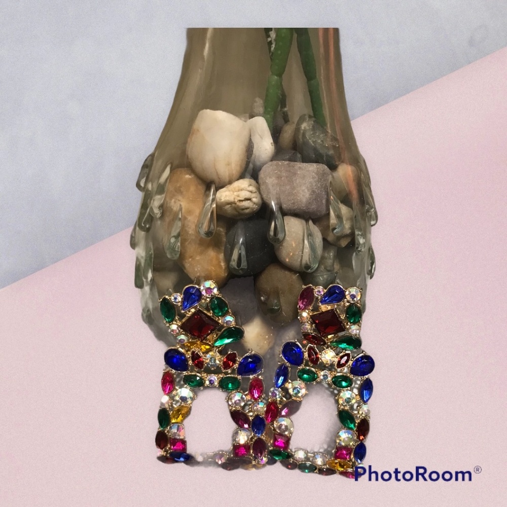 Jeweled earrings